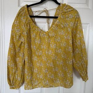 J. Crew Cotton Blouse Liberty Fabric